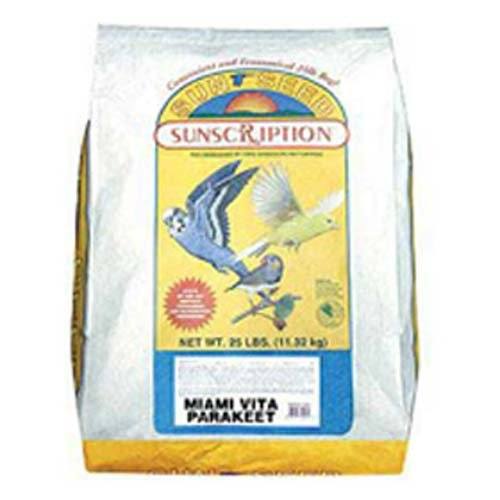 Sunseed Miami Vita Parakeet - 25 lb  