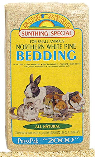 Sunseed Northern White Pine Bedding - 1200 cu in - Pack of 6