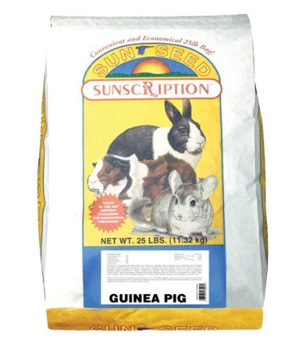 Sunseed SunBasics Guinea Pig Food - 25 lb  