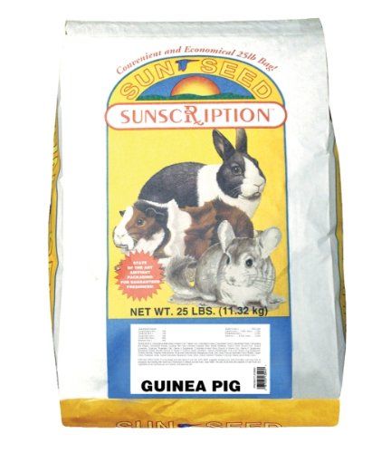 Sunseed SunBasics Guinea Pig Food - 25 lb