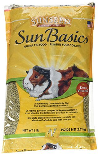 Sunseed SunBasics Guinea Pig Food - 6 lb - Pack of 6  