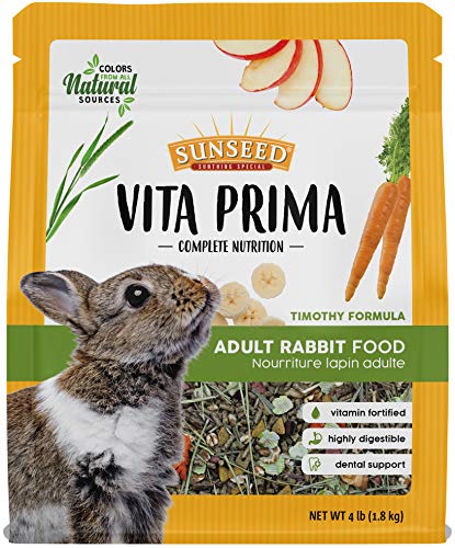 Sunseed Vita Prima - Adult Rabbit Food - 4 lb - Pack of 6  