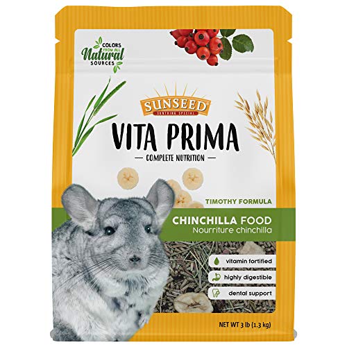 Sunseed Vita Prima - Chinchilla Food - 3 lb - Pack of 6