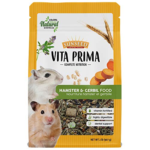 Sunseed Vita Prima - Hamster and Gerbil Food - 2 lb - Pack of 6  