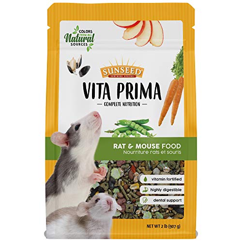 Sunseed Vita Prima - Rat & Mouse Food - 4 lb - Pack of 6  