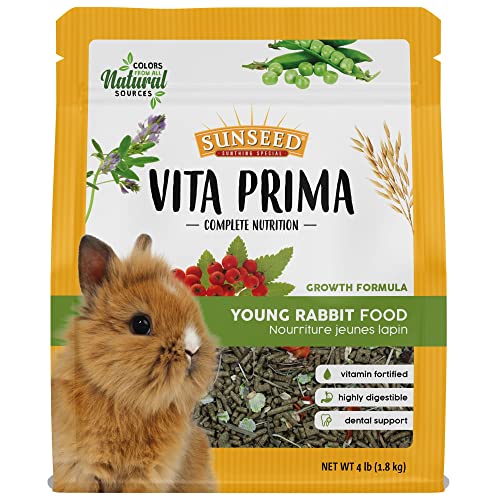 Sunseed Vita Prima - Young Rabbit Food - 4 lb - Pack of 6
