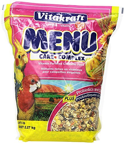 Sunseed Vita Sunscription Cockatiel & Lovebird Diet - 5 lb - Pack of 6