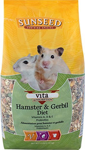 Sunseed Vita Sunscription Hamster & Gerbil Diet - 2.5 lb - Pack of 6  