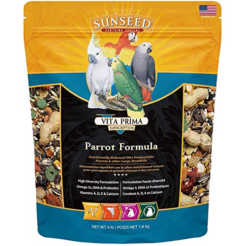 Sunseed Vita Sunscription Parrot Diet - 3.5 lb - Pack of 6  