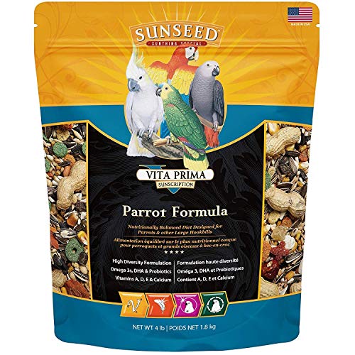 Sunseed Vita Sunscription Parrot Diet - 3.5 lb - Pack of 6