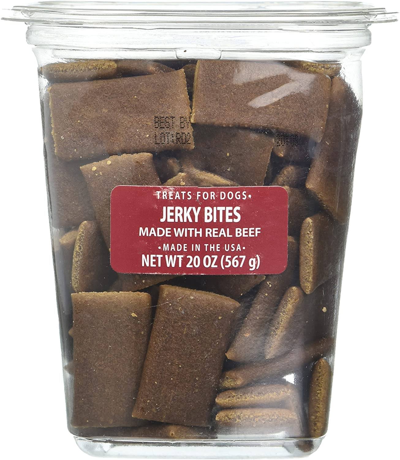 Sunshine Mills Jerky Bites w/ Real Beef Bulk Jerky Dog Treats - 20 oz - Case of 6  