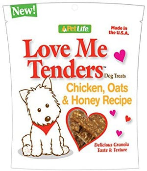 Sunshine Mills Love Me Tenders Chk/Oat/Honey Natural Dog Treats - 25 oz - Case of 6