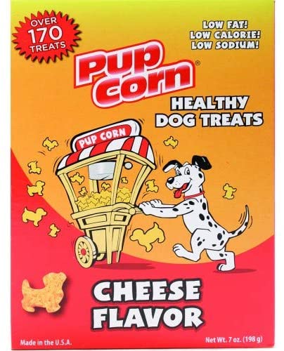 Sunshine Mills Pupcorn Cheese Natural Dog Treats - 2 oz - Case of 4  