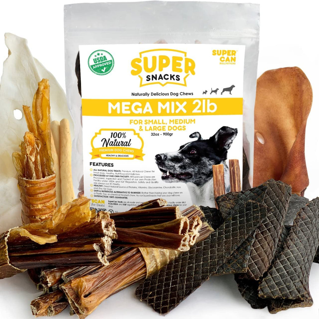 Supercan Mega Mix Variety Pack Natural Dog Treats - 2 lb Bag  