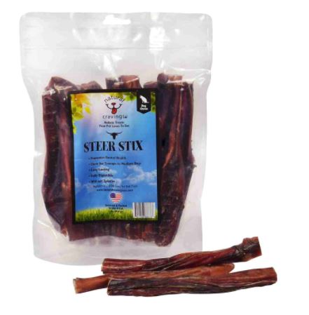 Superior Farms Pet USA 9" Beef Pizzel Twist Low Odor Dog Natural Chews - Case of 75  