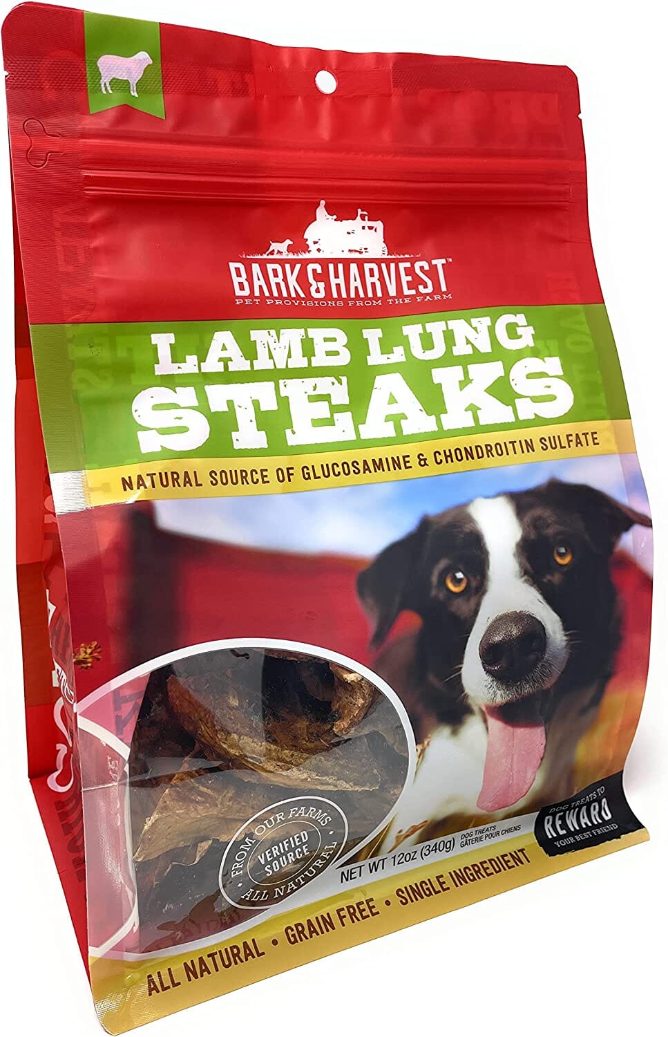 Superior Farms Pet USA Lamb Slices - 9 lb Box Dog Natural Chews - Case of 9 lb  