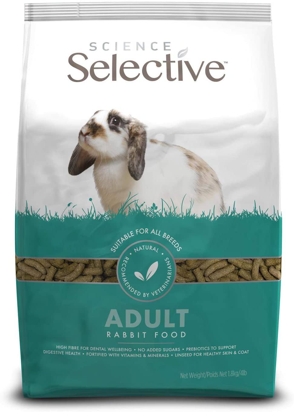 Supreme Pet Foods Science Selective Rabbit Small Animal Food - 4 lb Bag  