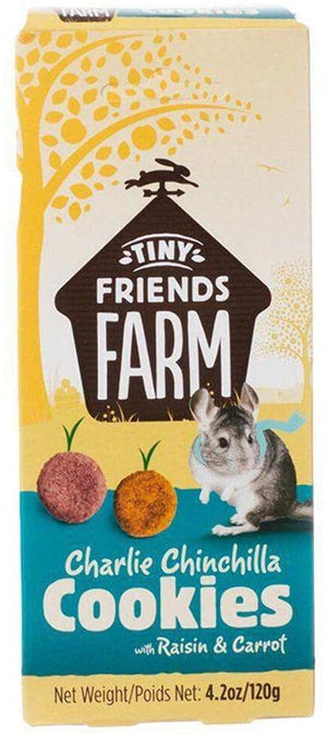 Supreme Pet Foods Tiny Friends Farm Charlie Chinchilla Cookies Small Animal Treats - 4....