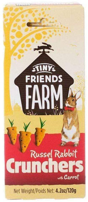 Supreme Pet Foods Tiny Friends Farm Russel Rabbit Carrot Crunchers Small Animal Treats ...