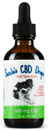 Suzie's CBD Treats Extra Strength Dog and Cat Health Supplements - 2 oz (500mg) CBD Dropper  