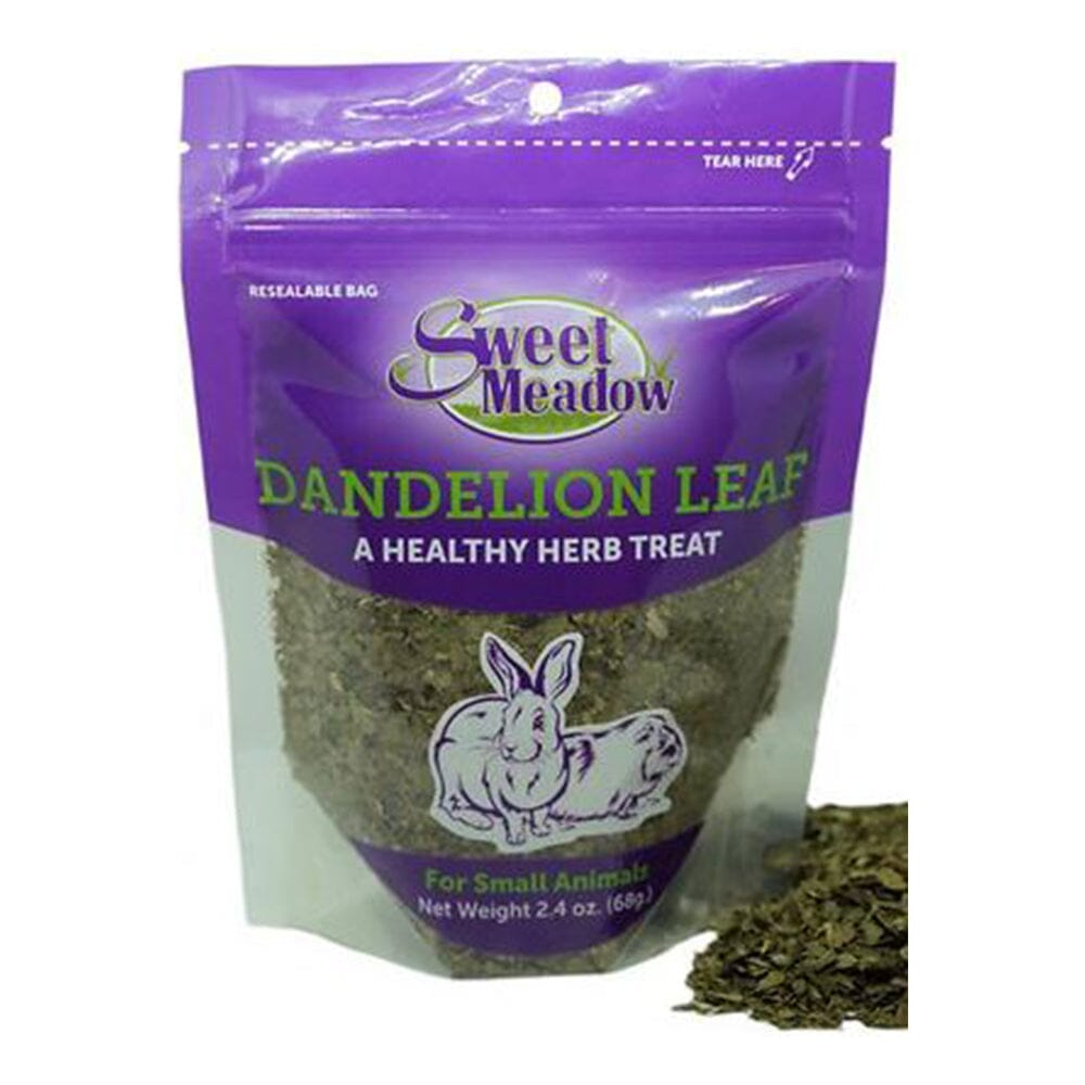 Sweet Meadow Farm Dandelion Leaf Healthy Herb Small Animal Treat - 2.1 Oz  