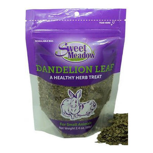 Sweet Meadow Farm Dandelion Leaf Healthy Herb Small Animal Treat - 2.1 Oz