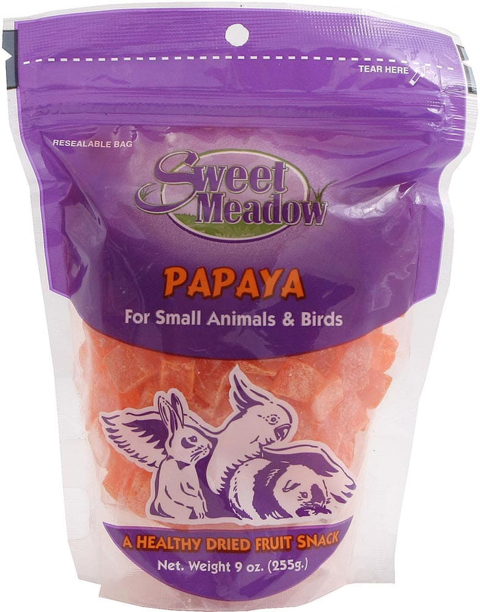Sweet Meadow Farm Dried Papaya Treat for Small Animals - 9 Oz