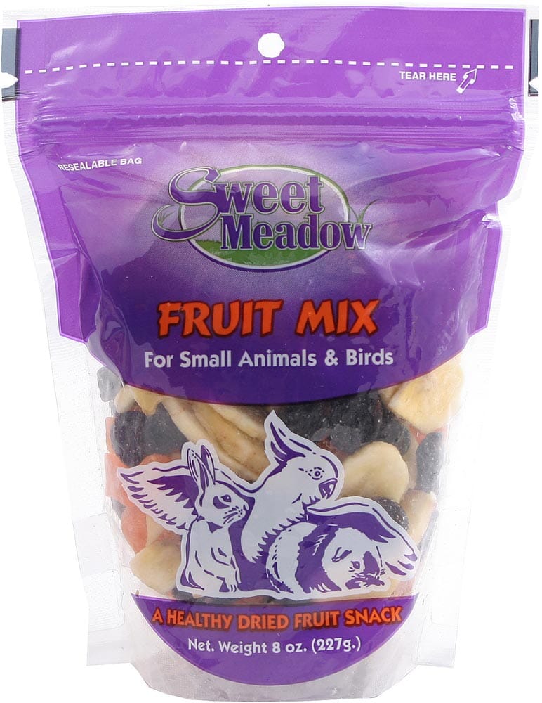 Sweet Meadow Farm Fruit Mix Treat for Small Animals - 8 Oz  