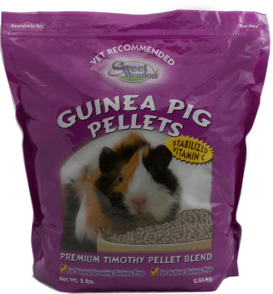 Sweet Meadow Farm Guinea Pig Pellets Original Blend - 10 lb - 4 Pack  