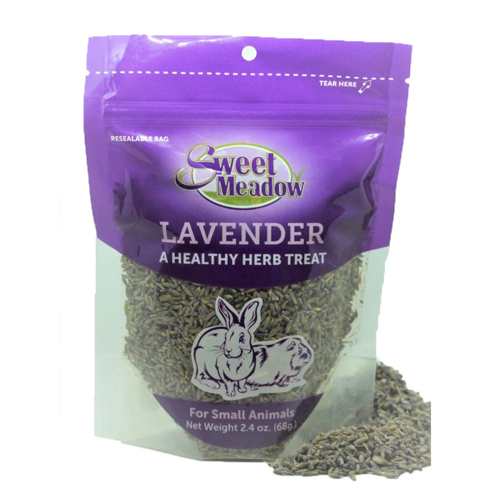 Sweet Meadow Farm Lavender Healthy Herb Small Animal Treat - 2.1 Oz  