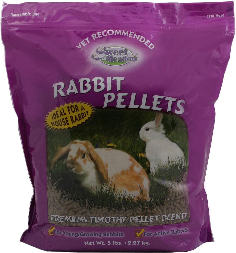 Sweet Meadow Farm Rabbit Pellets Original Blend - 10 lb - 4 Pack  