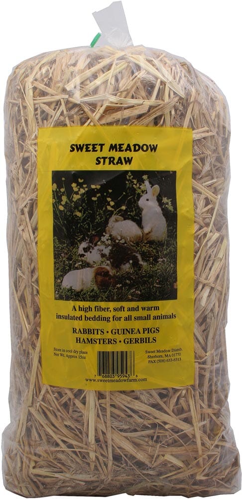 Sweet Meadow Farm Straw for Small Animals - 15 Oz