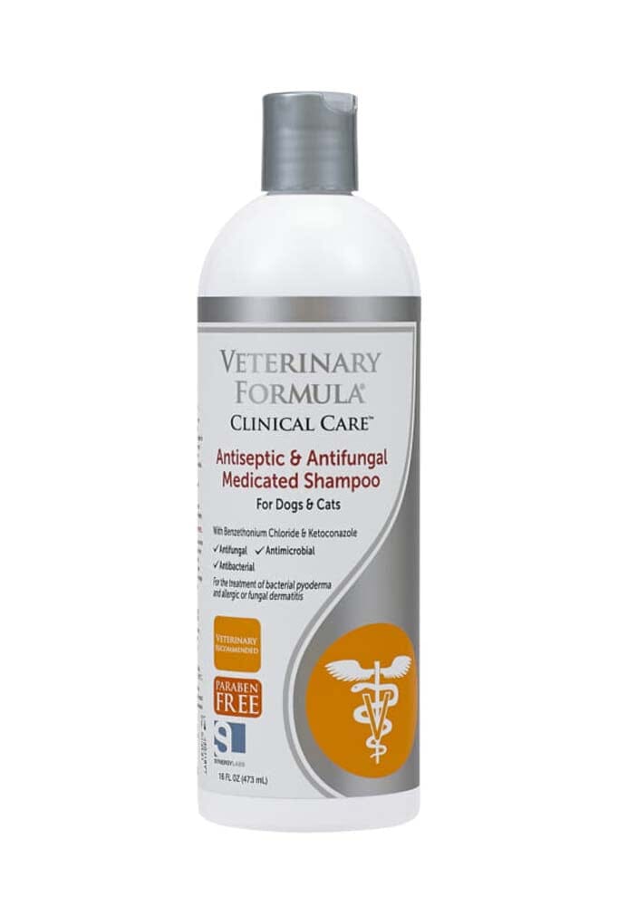 Synergy Labs Veterinary Formula Clinical Care Antiseptic & Antifungal Shampoo - 16 fl Oz  