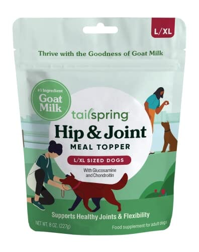 Tailspring Meal Topper Dog Hip/Joint Breed Dog Supplements - Large / Extra Large - 8 Oz  