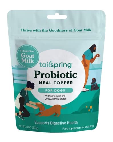 Tailspring Meal Topper Dog Probiotic Pouch Dog Supplements - 8 Oz  