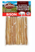 Tasman's Natural Pet Bison Rawhide 5" Dog Natural Chews - Small Twister - 10 Pack  