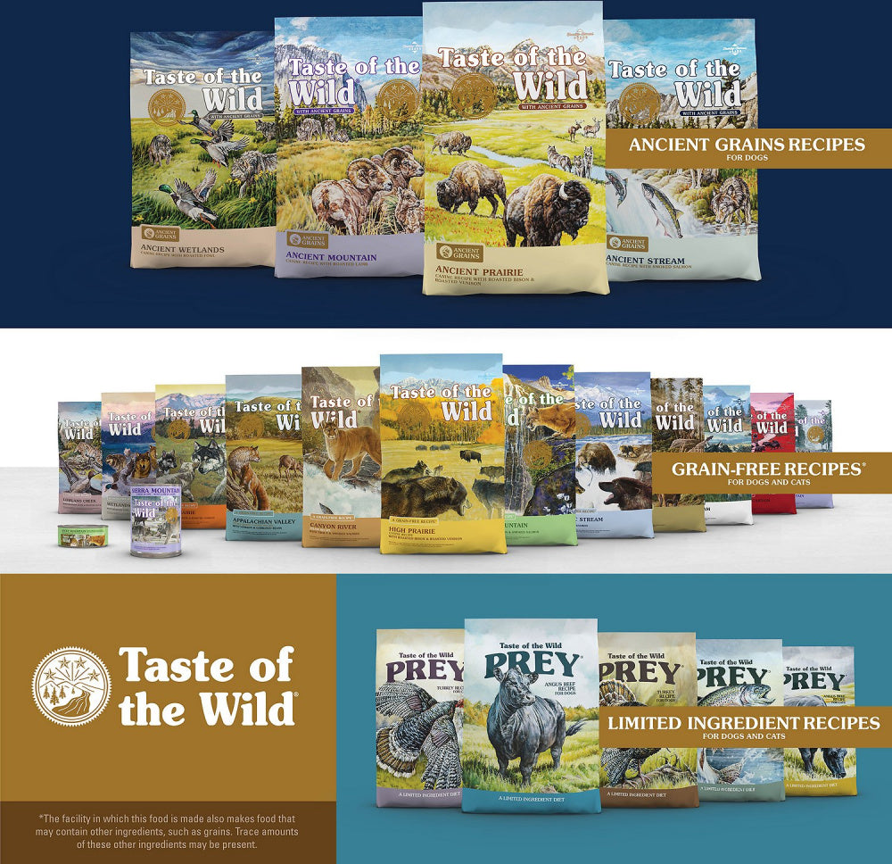 Taste Of The Wild Grain Free Pine Forest Recipe Dry Dog Food  