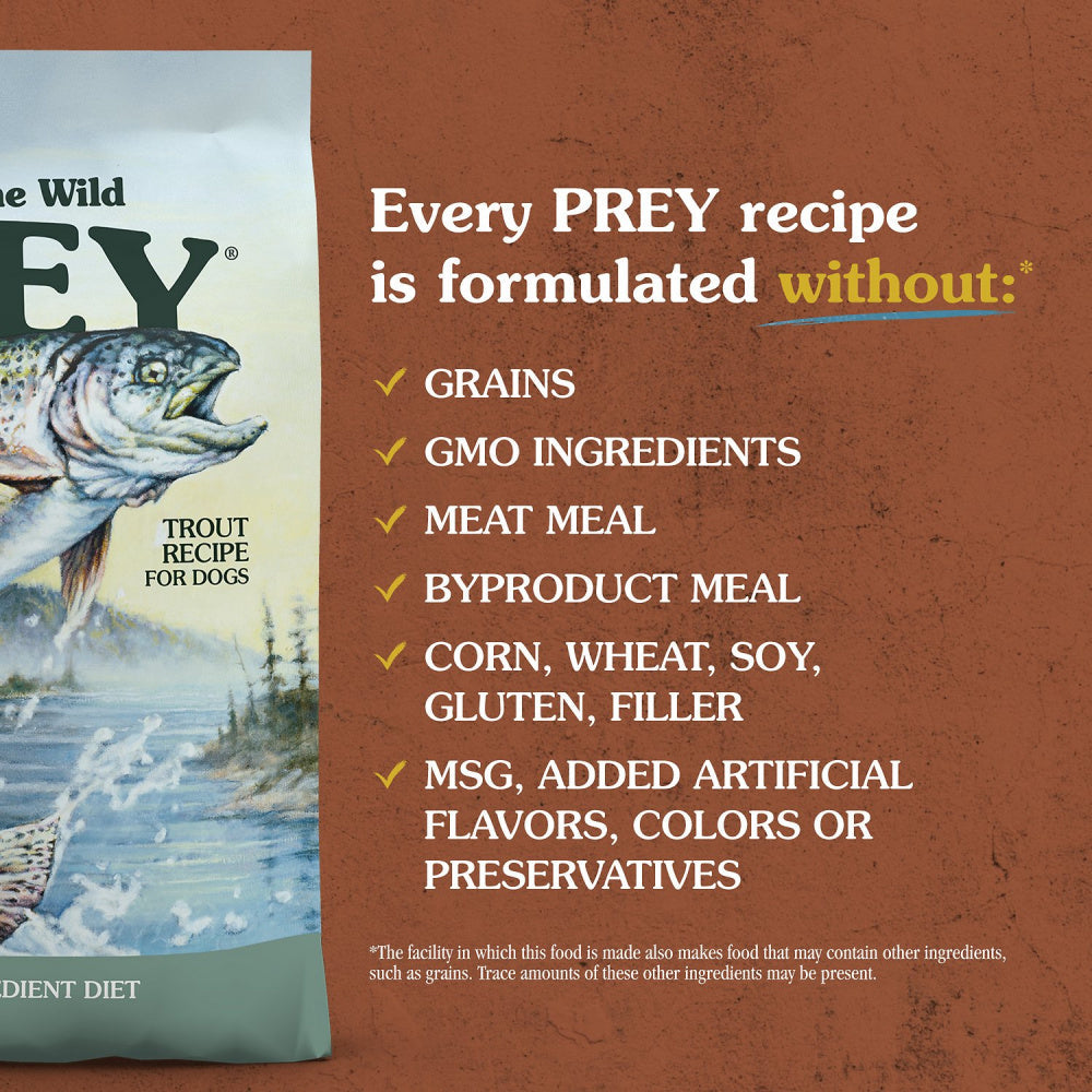 Taste Of The Wild Grain Free Prey Limited Ingredient Turkey Dry Dog Food  