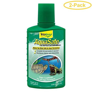 Tetra Aquasafe for Reptiles Reptile Water Conditioner - 3.38 Oz