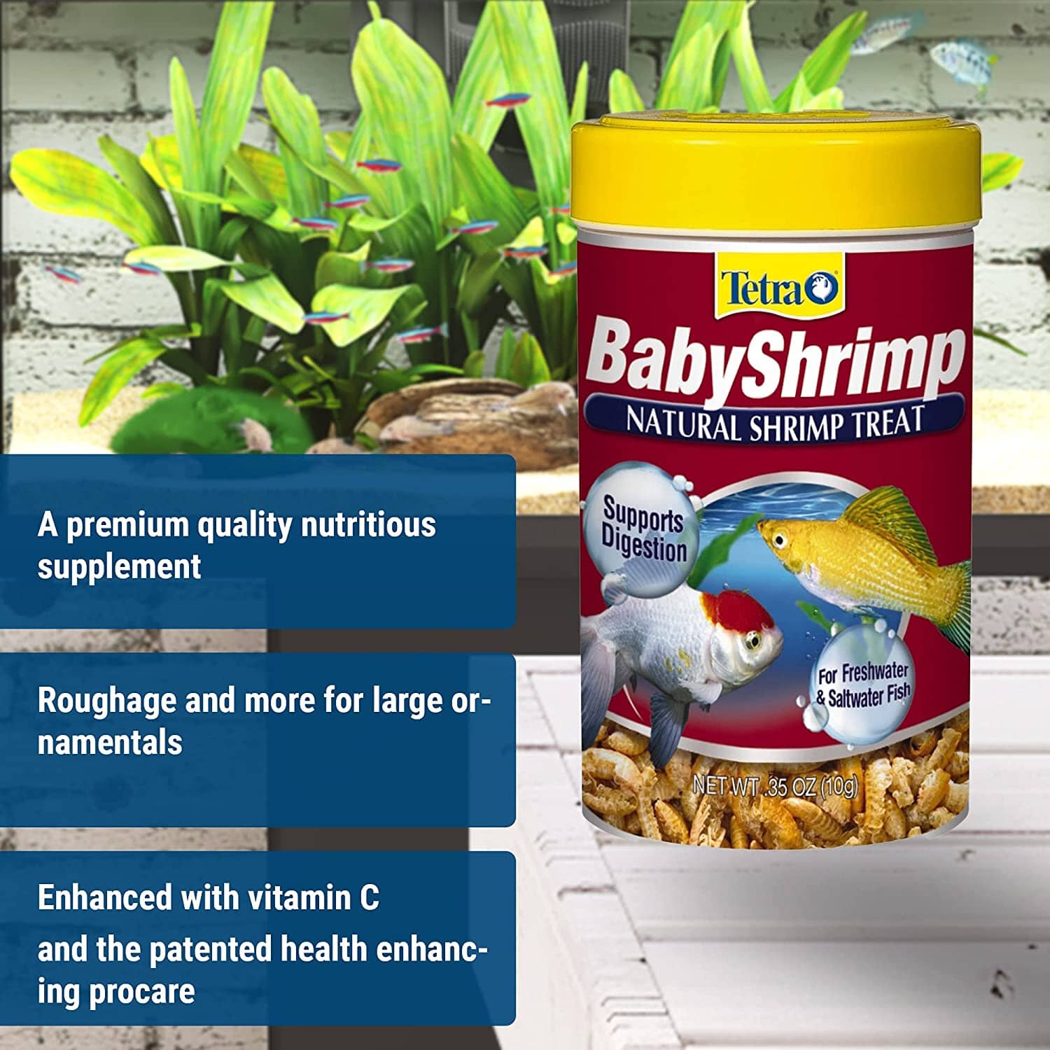 Tetra Babyshrimp Natural Treat - .35 Oz  