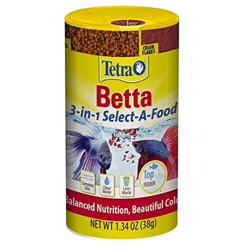 Tetra Betta Fishmin 3-In-1 Select-A-Food - 1.3 Oz  