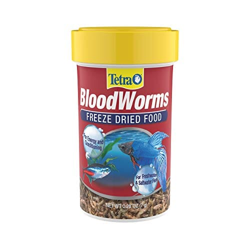 Tetra Bloodworms Fish Food - .24 Oz