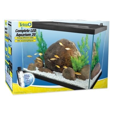 Tetra Complete Deluxe LED Aquarium Kit Aquatics Starter Kits - 20 Gal - 24 X 12 X 16  