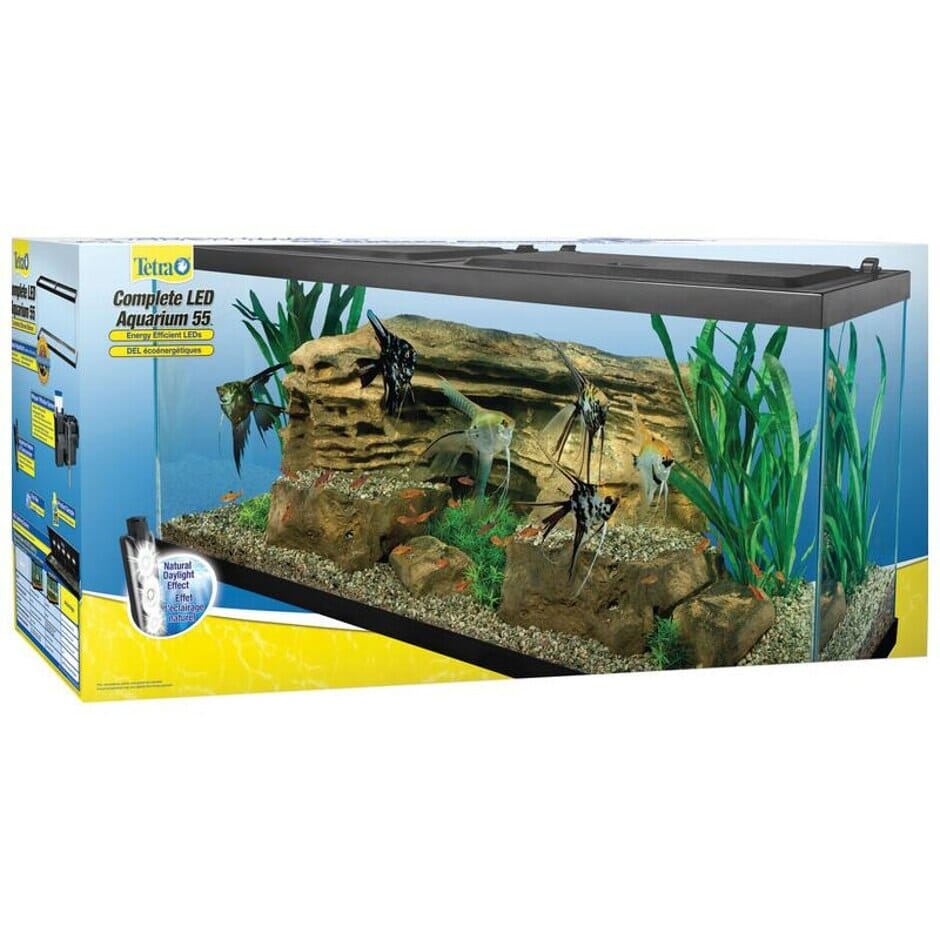 Tetra Complete Deluxe LED Aquarium Kit Aquatics Starter Kits - 55 Gal - 48 X 13 X 20  