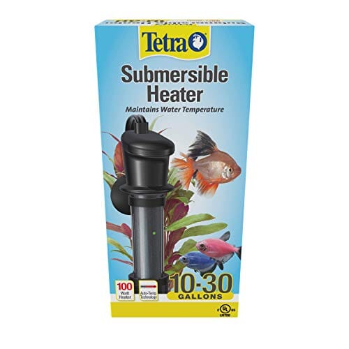 Tetra HT30 Submersible Aquarium Heater Submersible Fish Tank Heater - 100 Watt - 10 - 30  