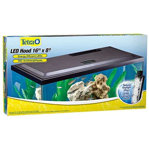 Tetra LED Aquarium Hood Aquarium - Black - 16 In  