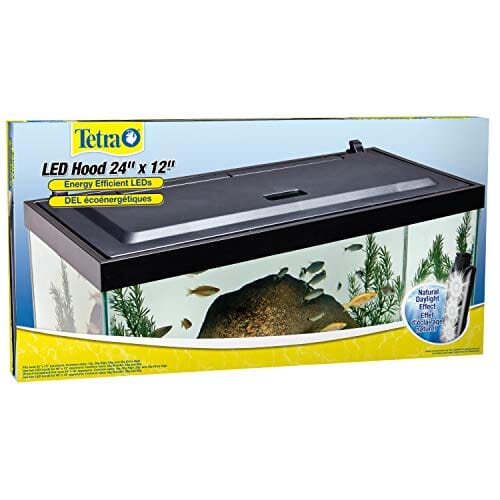 Tetra LED Aquarium Hood Aquarium - Black - 24 In