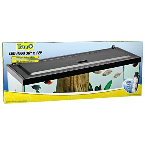 Tetra LED Aquarium Hood Aquarium - Black - 30 In  