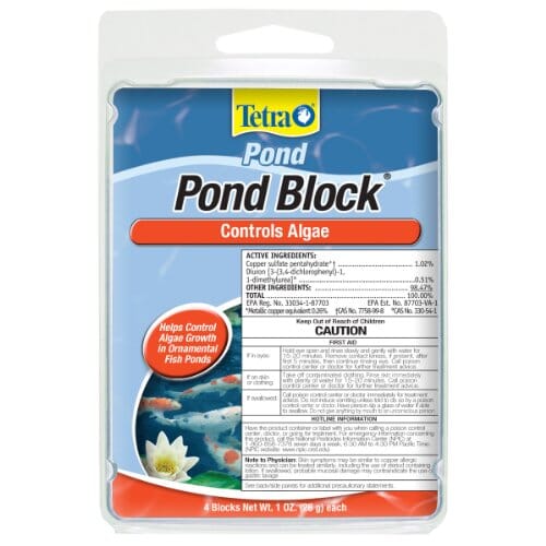 Tetra Pond Anti-Algae Block Pond Water Treatment - 4 Pack