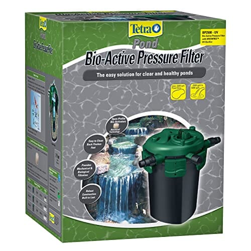 Tetra Pond Bio-Active UV Pressure Filter Pond Filters - 2500 GPH  